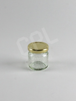 45ml Jam Jar with Gold Lid