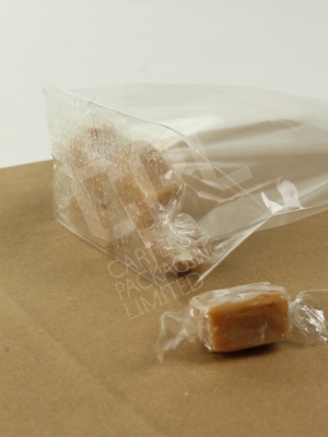 Clear Block Bottom Sweetie Bags with No Card
