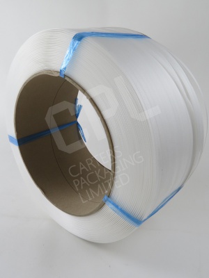 White Polyprop Strapping for Machine Use