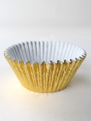 Gold Foil Cupcake Case