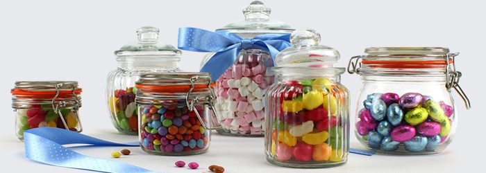 Great variety of Glass Jars
