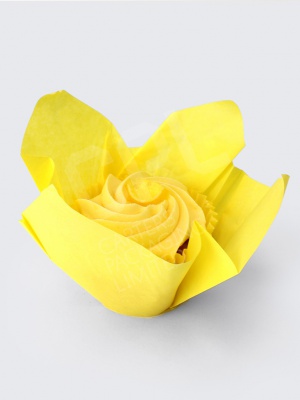 Yellow Tulip Case with Cupcake Inside