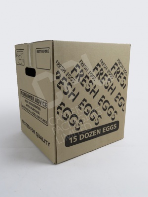 Printed Egg Boxes (15 Dozen Eggs)