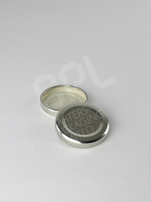 48mm Silver jar lid