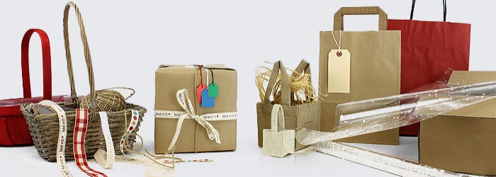 Materials for Wrapping Gifts and Retail Merchandise