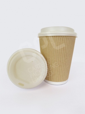 12oz Ripple Cup with Compostable Lid