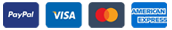 We accept PayPal, Visa, MasterCard and American Express
