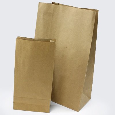 Brown Kraft Paper Satchel Bag 150 + 65 x 310mm