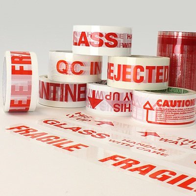 Printed 'Handle With Care' Tape 50mm x 66m