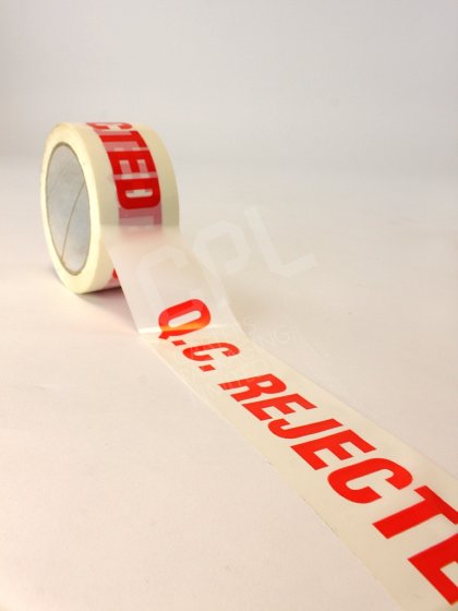 Quality Control (Q.C) Rejected Tape