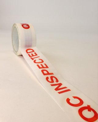 Printed Quality Control Inspected Tape 50mm x 66m