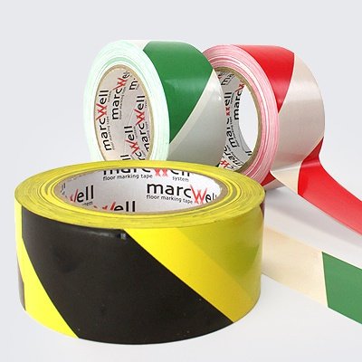 Yellow and Black Hazard Tape 50mm x 33m