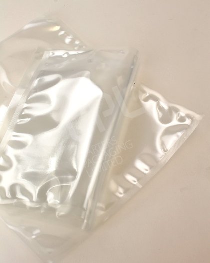 90mu Clear Vacuum Pouches