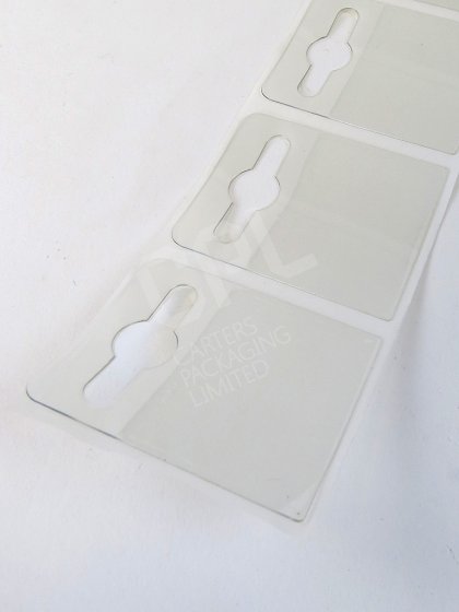Euro Slot Sticky Labels for Hanging Products