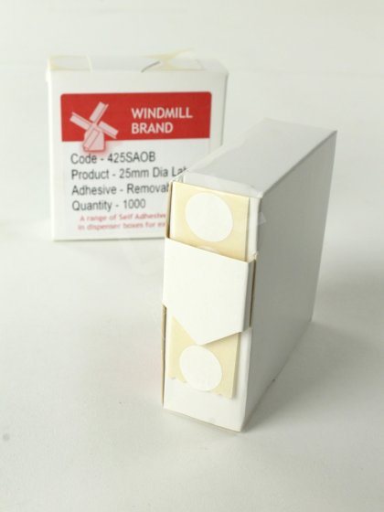 White Self Adhesive Labels