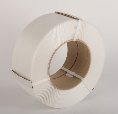 Polypropylene Strapping - Machine, White 9 x 4000m.