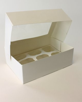 Cupcake Window Box for 6 Cupcakes