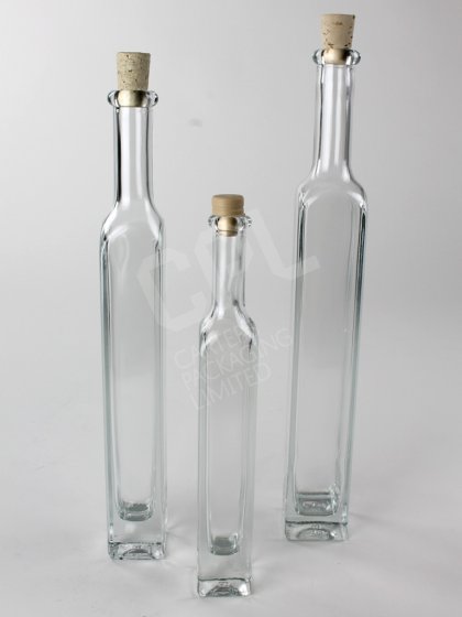 Square Oil Bottles Range