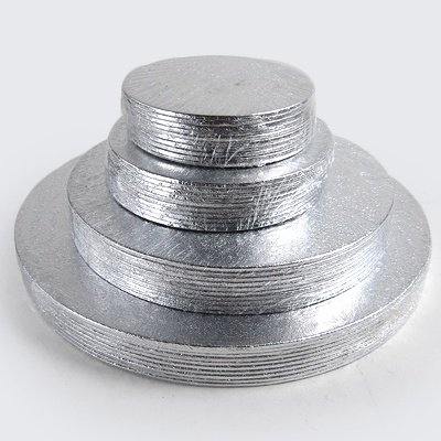 Round 3mm Cake Board: 100mm (4") Pack/10