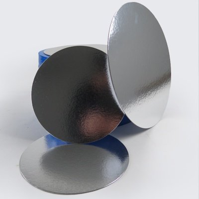 Round Silver Cake Card: 300mm (12") Pack/100