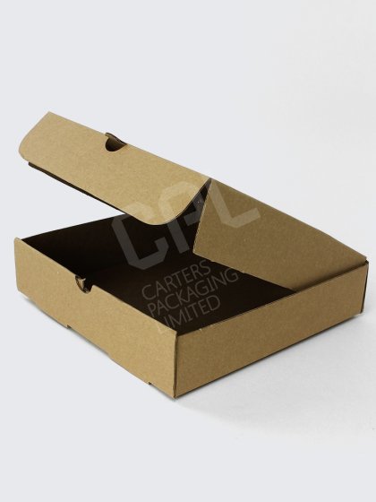 Plain Traditional Kraft Pizza Boxes