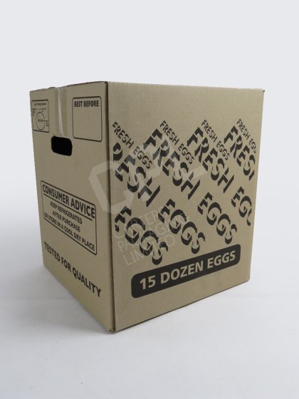 Printed Egg Boxes (15 Dozen Eggs)