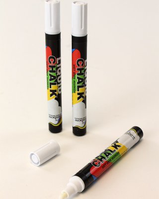 Liquid Chalk Pens WHITE: 5mm (each)