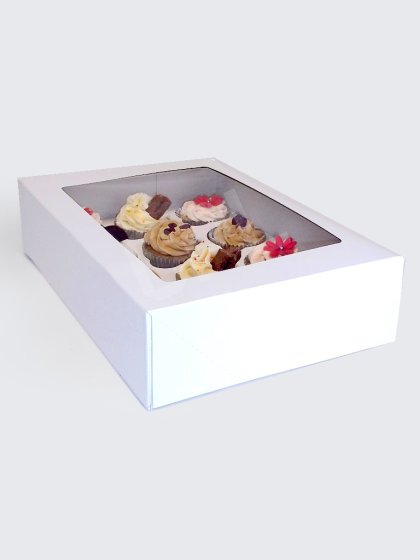 12 Cupcake Window Box