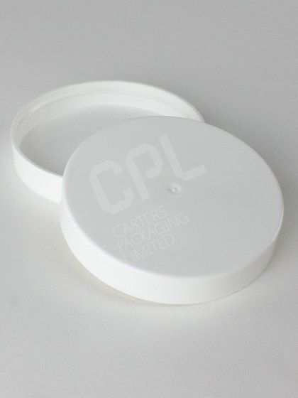 White Plastic 70mm Screw Lid