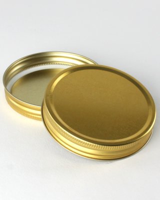 70mm Gold Screw-Off Lid