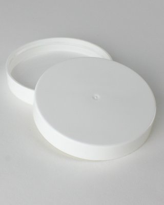 70mm White (Plastic) Screw-Off Lid