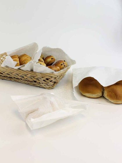 White paper bags