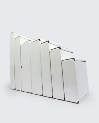 White Postal Box: 145 x 130 x 52mm