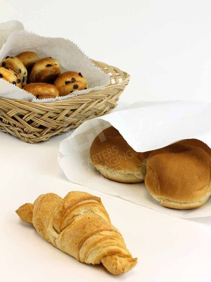 Economical white paper bags
