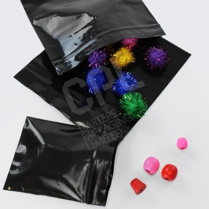 Black Grip-Seal Bags 350g