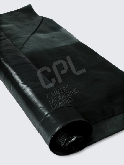 Black Temporary Polythene Sheeting