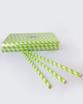 Paper Straws R/W 8mm