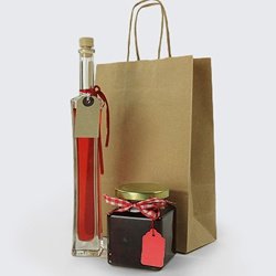 Brown Kraft Twist Handle Carrier Bags 360 x 170 x 320mm