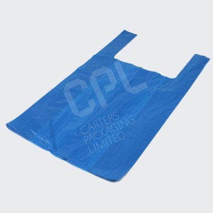 Recycled Vest Carrier Bags