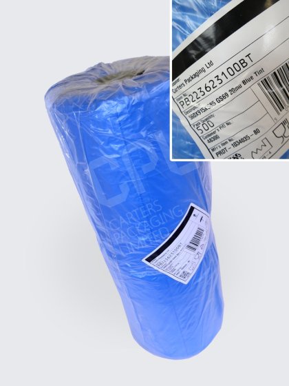 Blue Tint Poly Bags