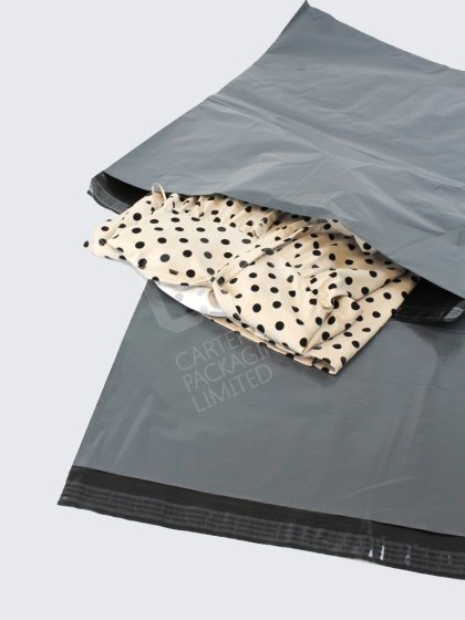Plastic Grey Envelope Bags