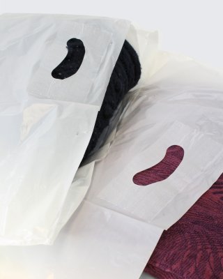 White Patch Handle Carriers 250 x 300 + 100mm