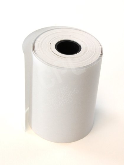 Partially Glossy White Thermal Till Roll