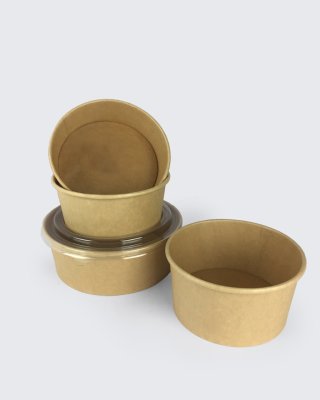 16oz Round Kraft Bowl Base ONLY