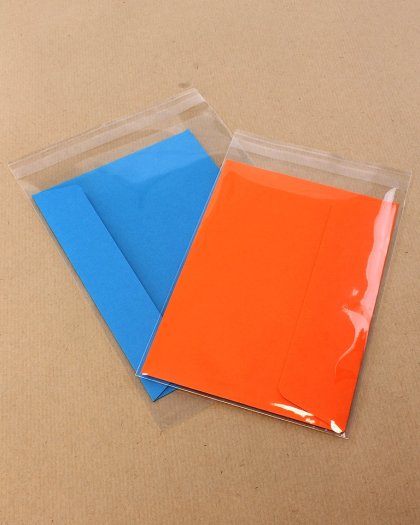 Clear Greeting Card Bags