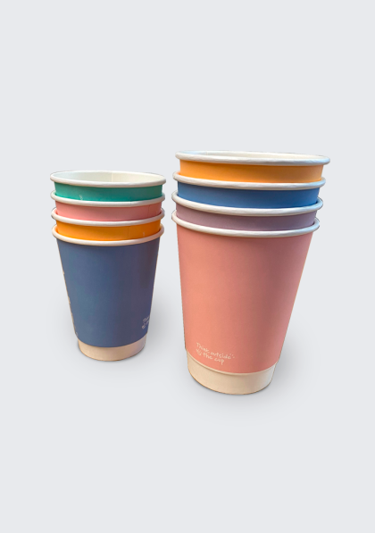 Colourful Vegware Cups