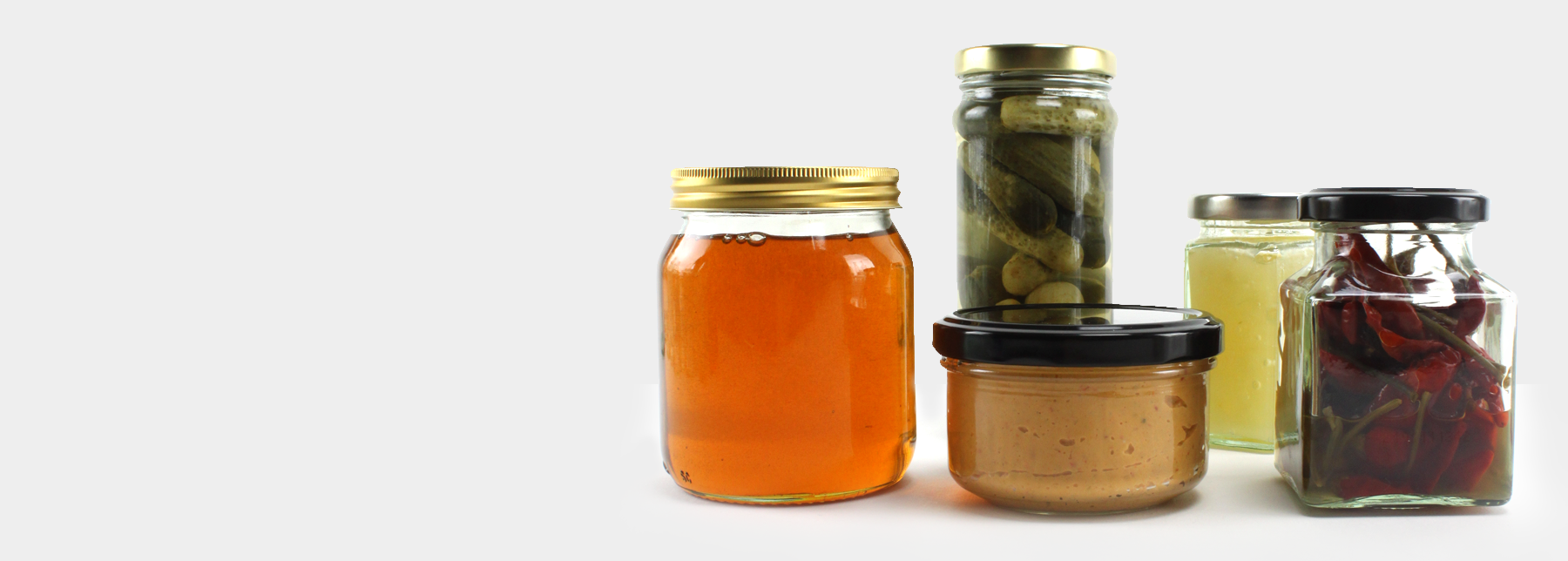 Food Jars | Wholesale New Empty Glass Jar Range