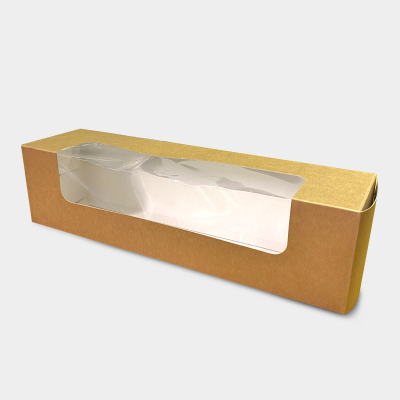 Brown Kraft Tuck-Top Baguette Box