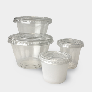 Clear Portion Pots