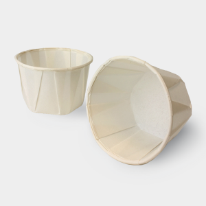 Paper Souffle Sauce Pots